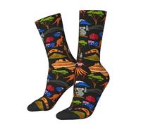 DISNIMOO Australian Kangaroo Style Socks Wedding High Socks For Men Women Crew Socks