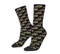 DISNIMOO Funny Socks Novelty Socks Construction Backhoe Digger Unisex Funky Socks Casual Dress Socks