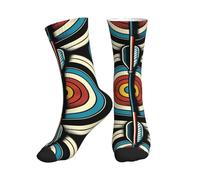 DISNIMOO Unisex Crew Sport Socks Archery-Target Outdoor Recreation Socks
