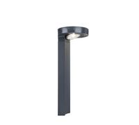 DISO Grey Solar LED Bollard Light | Adjustable Head | 200 Lumens Outdoor Pathway