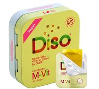 Diso® M-VIT Dissolvable Multivitamin Strips | High Strength Vitamins A, C, D3, K2 & B-Complex | Alternative to Multivitamin Tablets & Gummies | Energy, Immunity & Bone Health | Vegan | 30x Days