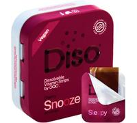 Diso® Snooze Dissolvable Sleep Strips | Natural Sleep Aid with Valerian, Chamomile & Vitamin B6 | Melatonin Tablets & Gummies Alternative | No Pills, No Water | Vegan | 30 Strips