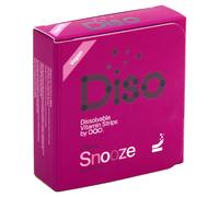 Diso® Snooze Dissolvable Sleep Supplement for Adults | Melatonin Tablets & Gummies Alternative | Vitamin B6, Chamomile & Valerian for Sleeping | Natural Sleep Aid | 30x Days Tin