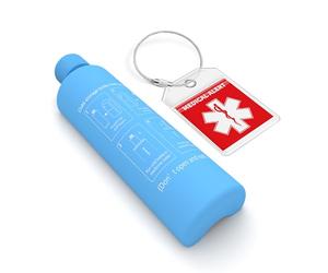 DISONCARE Ice Pack Bottle Kit Replacement for DISONCARE 60H 3Pens Medicine Insulin Cooler Travel Case