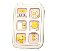 Disorder And Early Sorrow Montessori Toys For 1 Year Old Girl Sensory Toys For Toddlers 1 3 Travel Toys For 12 18 Months Baby Busy Board For Learning Fine Motor Skills. Education G (15.5x8.5x4cm)