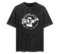 Disorder Band Hardcore Punk Rock Men's T-Shirt Unisex Black Cotton Print Tee Shirts XL