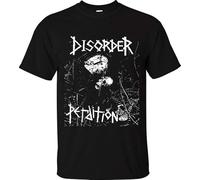 Disorder Men T Shirt Perdition Bristol Punk Rock Amebix Chaos Discharge Doom tee Black