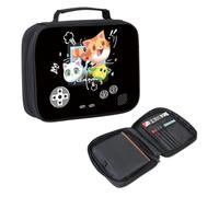 Dispalang Small Book Pouch Gamer Bibble Case Church Bag Cover Portable Gaming Book Sleeve for Adults and Children, Game5, S
