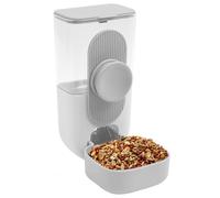 dispensador de agua del alimentador de aves -Comederos de jaula de aves y bobinas| Contenedor de alimentos automático claro - Accessories de jaula de dispensadores de alimentos para loros