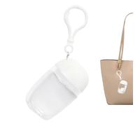Dispenser Bottle With Keychain - 50ml Refillable Travel Bottle, Leakproof Squeeze Bottles Kits With Cap Hand Shampoo Toner Dispenser For Home Office Outdoor