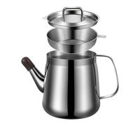 Dispenser per Olio da Cucina - Capacità Ampia e Sicura con Manico, Contenitore Divisorio per la Conservazione 'Olio, per Casa Interno Esterno Sala da Pranzo Campeggio Picnic Barbecue Festa Chef