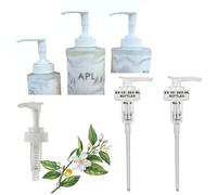 Dispenser Pumps Compatible with Olaplex No. 4 Shampoo and No. 5 Conditioner 8.5 oz, 250 ml Size Bottles, NOT FOR Liters (1000ml/33.81oz) Two White Pumps Only by Ultra Beauty Essentials (No. 4 & No. 5)