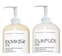 Dispenser Pumps Compatible with the New Size Jumbo Olaplex No. 4 Shampoo and No. 5 Conditioner 17.75 oz, 525 ml Size Bottles, Ultra Essentials (Two White Pumps - 4 and 5 (17.75oz Jumbo)