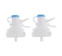 Dispenser Valve, 2PCS Ordinary Pressure Mouth Bucket Water Nozzle, Plastic Fast Water Spout for 55mm Non Threaded Top JugsDispenser Valve
