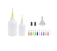 Dispensers Applicator Bottles Set, 30/50ml Dispensing Bottles With Funnel And Dispensing Needles for DIY Quilling, Acrylic Painting, Oiler Bottle, Craft, Artwork Hobbies