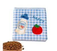 Dispensing Dog Toys, Pet Chewing Trainer, 15.75in Puzzle Sniff Mat, Authentic Material, Engaging Interactive Design for Medium Breeds, Indoor Play, Outdoor Activities, Balconies, Travel, Backyard Fun