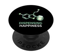 Dispensing Happiness Pharmacy Medical Technician Pharmacist PopSockets Adhesive PopGrip
