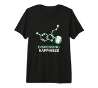 Dispensing Happiness Pharmacy Medical Technician Pharmacist Premium T-Shirt