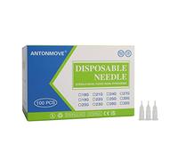 Dispensing Needles Stainless Steel Industrial Fluid Dispensing Tips for Glue Epoxy Adhesive Lab Equipment Accessories 100pcs (31G×8mm)