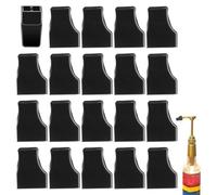 Dispensing Pump Tops - Syrup Pump Tip Covers | Leak-Proof Silicone, Protective Covers for Sugar, Seasonings, Syrups, Wine Bottles, Cafe, Coffee Bar, Ice Cream Shop Accessories, 2.5x1.8x1.2cm Silicone