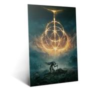 Displate Elden Ring Metal Poster Magnetic Attachment Officially Licensed Pictures Lands Between Elden Ring Key Art Poster 32 x 45 cm