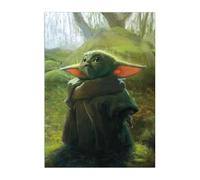 Displate Official Star Wars Metal Poster Magnetic Fastening Baby 32 x 45 cm