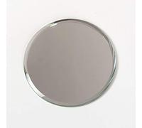 Display Accessory 2.5" Diameter Round Bevelled Mirror Base For Crystal, Glass, China Ornaments