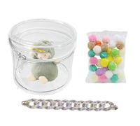 Display Bag | Dustproof Pouch with Chain - Clear Doll Protective Bag,for Adults Kids Teens Women Men Cartoon Lovers Anime Enthusiasts Party Favor