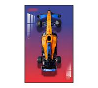 Display board for LEGO Technic F1 McLaren 42141 model (model not included)