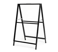 Display Board Stand Pavement Sign for Posters Waterproof Board Stand 60 * 90CM Versatile Sign Stand for Indoor/Outdoor Use Double-sided Carry-Handle