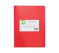 Display Book 20 Pockets Red Polypropylene pack of 20 Del next working day