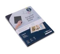 Rillstab Original Display Book (10 Transparent/Clear Pockets) | A5 Front Page Ring Binder Portfolio & Project Presentation Folder for Meetings & Conferences| Poly Clear Pocket Folder | Black | 99514
