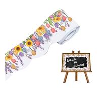 Display Borders for School Classroom Decorations,Self Adhesive Borders for Walls,Backing Paper for Display Boards,Colorful Classroom Borders for Bulletin Board,Wall Borders Self Adhesive