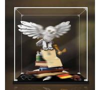 Display box compatible with Lego 76391 Hogwarts Hedwig Harry Potter, dustproof display case (brick models not included)(3mm)