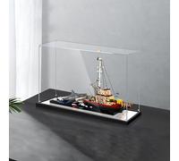 Display Box for L-e*g-o 21350 for Ja-ws Or-ca Boat Acrylic Dustproof Transparent Custom Display Case, Perfect for Study, Bedroom, Living Room - Ideal for BrickFan (Display Case Only) (2mm)