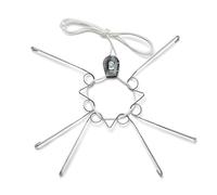 Display Buddie - Adjustable large clothes hanger for hanging round plates, plates, bowls and other round objects, 14-22 inches in diameter and up to 8 lbs.