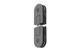 Display Cabinet Glass Door Hinge 360 ° Rotary Clip Shower Room Bathroom Clip Heaven Earth Upper Lower Door Shaft(MT-1004)