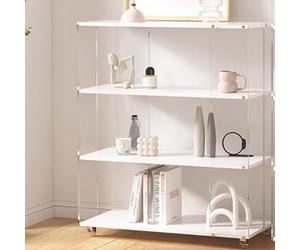 Display Cabinet Storage with Glass Doors, Corner Curio Cabinet for Collectibles, Dining Room China Cabinet, Bookshelf Showcase for Living Room, Multi-Purpose Storage Solution