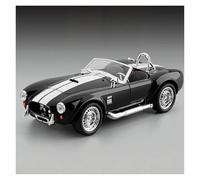 Display Cars 1:22 For Shelby Cobra 427 S/C Alloy Car Model Pull Back Vehicle Nostalgic Souvenir Collection or Gift(Black)