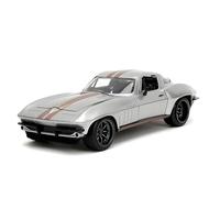 Display Cars 1:24 For 1966 Alloy Muscle Car Model Diecast Highly Realistic Vehicle Ornamental Souvenir Collection or Gift