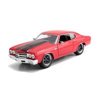 Display Cars 1:24 For Chevelle SS Alloy Car Diecast Multi-purpose Vehicle Model Collection Ornament Collection or Gift(Red)