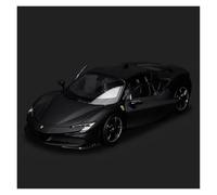 Display Cars 1:24 For Sf90 Stradale Diecast Alloy Highly Realistic Car Model Decorative Ornament Collection or Gift(Black)