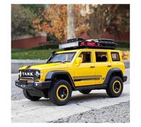 Display Cars 1:24 For Tank 300 Jeep Car Alloy Model Diecast Metal Off-road Vehicle Decorative Ornament Collection or Gift