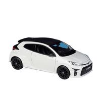 Display Cars 1/24 For Toyota GR Yaris Alloy Car Model Diecasts Metal Vehicles Car Model Suitable For Decoration Collection or Gift(White)