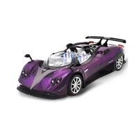 Display Cars 1:24 For Zonda HP Barchetta Alloy Sport Car Model Diecasts Metal Racing Vehicle Collection Souvenir Collection or Gift(Purple)