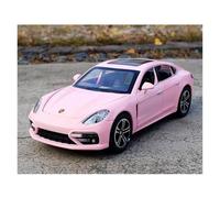 Display Cars 1:32 For Panamera Coupe Diecast Alloy Multi-purpose Car Model Suitable For Gift Giving Collection or Gift(Pink)