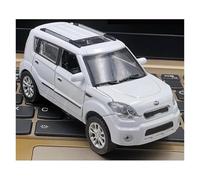 Display Cars 1:32 For SOUL Alloy Car Model Diecast Metal Highly Realistic Vehicle Decorative Ornament Collection or Gift(White)