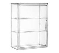 Display Case Compatible with Labubu POP MART, Acrylic Clear Display Box Shelf for POP MART Labubu Doll, 1 pack