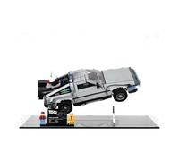 Display Case compatible with Lego 10300 Back to the Future Time Machine - (Clear Back Panel)