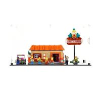 Display Case Compatible With Lego 10352 The Simpsons: Krusty Burger, (Clear Back Panel)